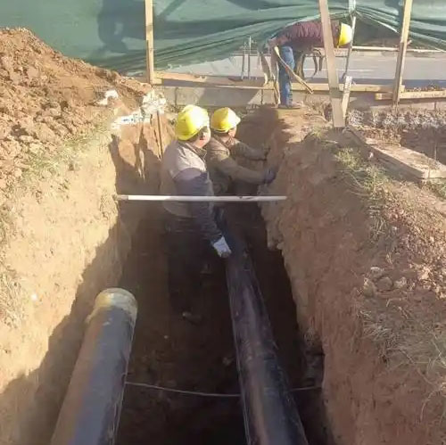 烈山过公路拉管
